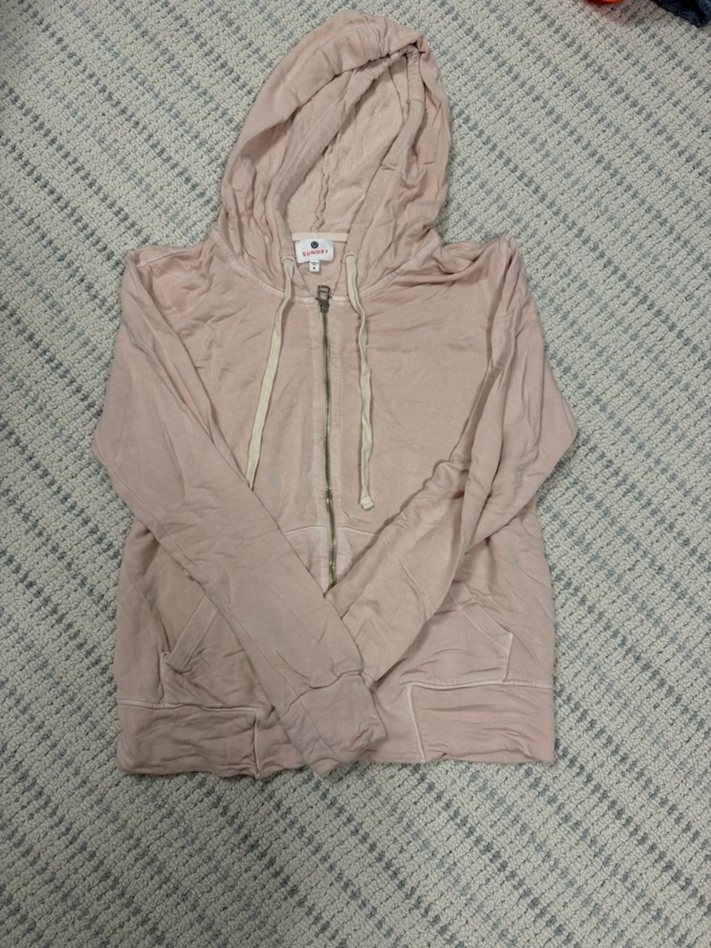 Sundry Light Pink Zip up
